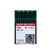 Иглы вышивальные по трикотажу Groz Beсkert DB*K5 № 80/12 FFG/SES (10шт)