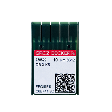 Иглы вышивальные по трикотажу Groz Beсkert DBK5 No 8012 FFGSES (10шт)