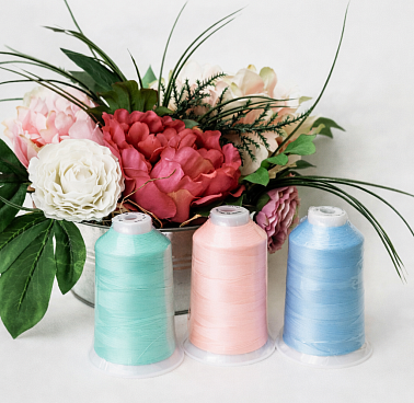 Нитки Гинко/Gingko Люминесцентные (Светящиеся в темноте) 3000м