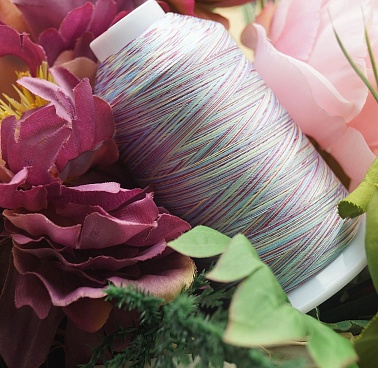 Нитки Гинко/Gingko Мультиколор  5000м